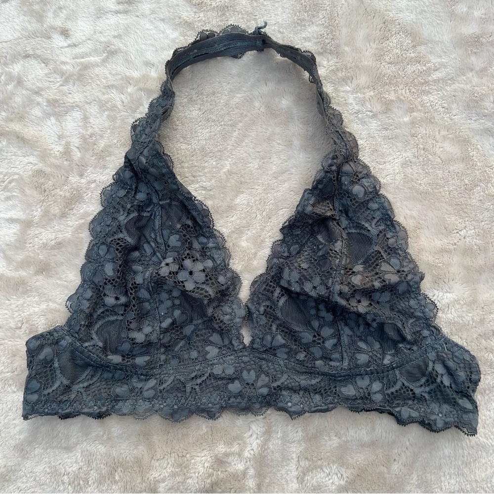 FP Grey Lace Bralette